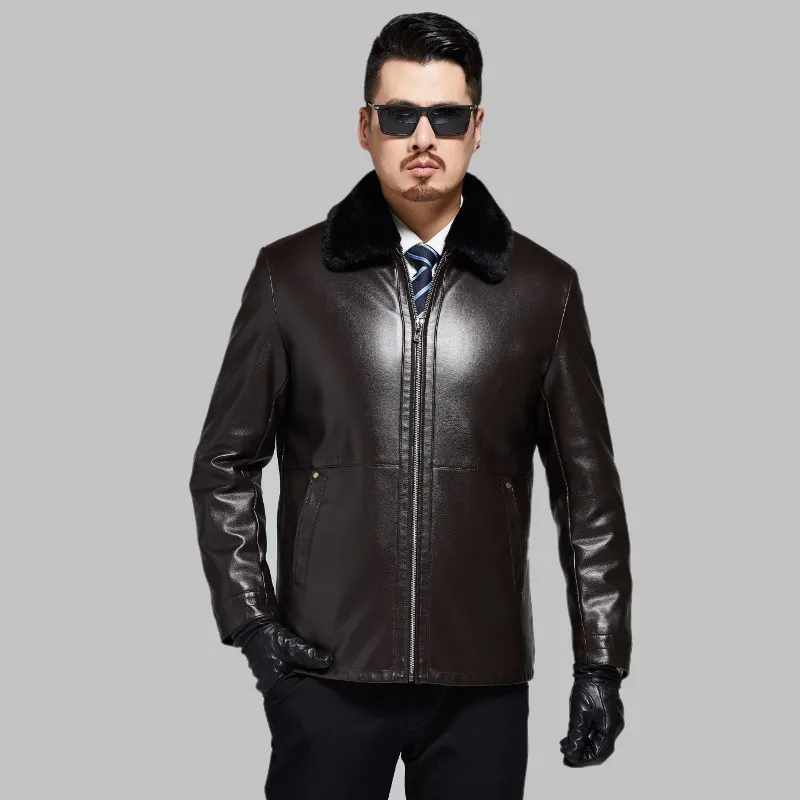 1929 New Fashion Winter Clothing Plus Velvet Padded Coat Middle-aged Men's Fur Leather Jacket
1929 New Fashion Winter Clothing Plus Velvet Padded Coat Middle-aged Men's Fur Leather Jacket