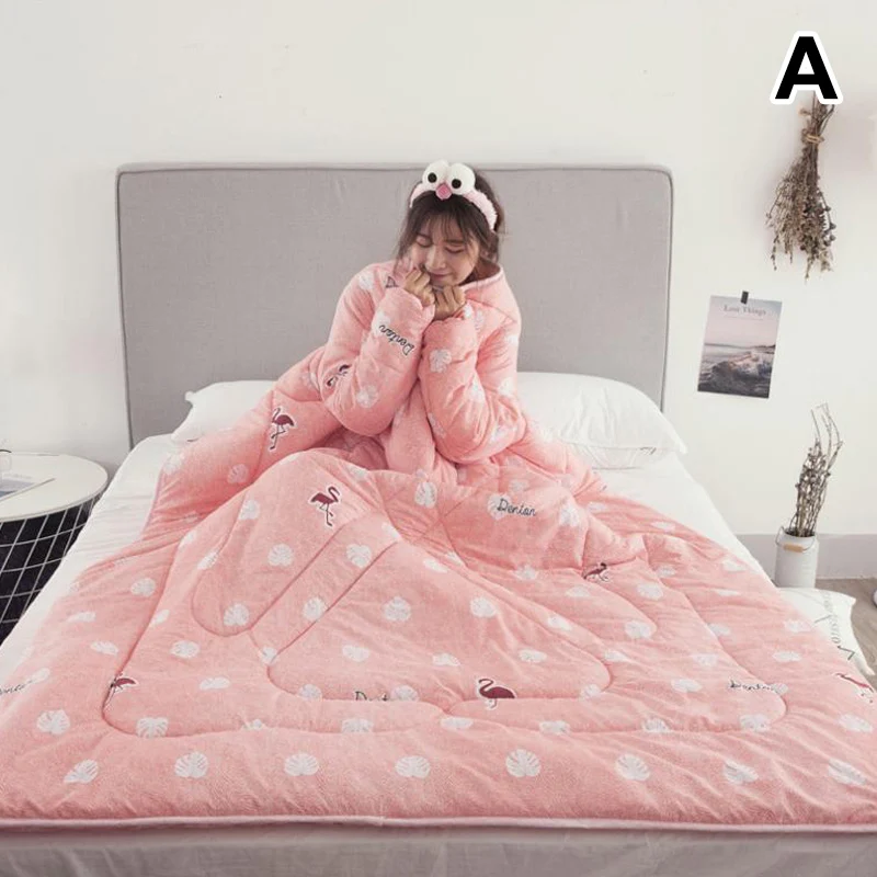 1 Pcs Lazy Quilt With Sleeves Warm Thicken Blanket Multifunction For Home Winter Nap THIN889
1 Pcs Lazy Quilt With Sleeves Warm Thicken Blanket Multifunction For Home Winter Nap THIN889