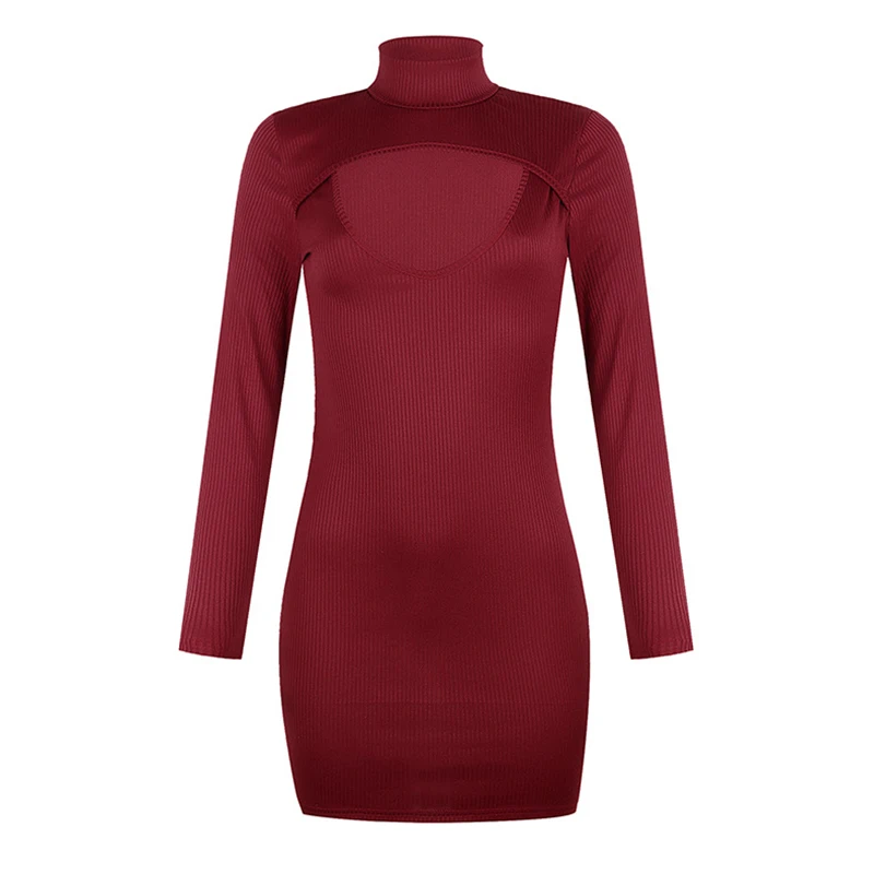 2021 New Arrival Solid Color Hollow Dress Slim Pencil Bodycon Dress Autumn Winter Knit Party Mini Bodycon Hot High Quality
2021 New Arrival Solid Color Hollow Dress Slim Pencil Bodycon Dress Autumn Winter Knit Party Mini Bodycon Hot High Quality