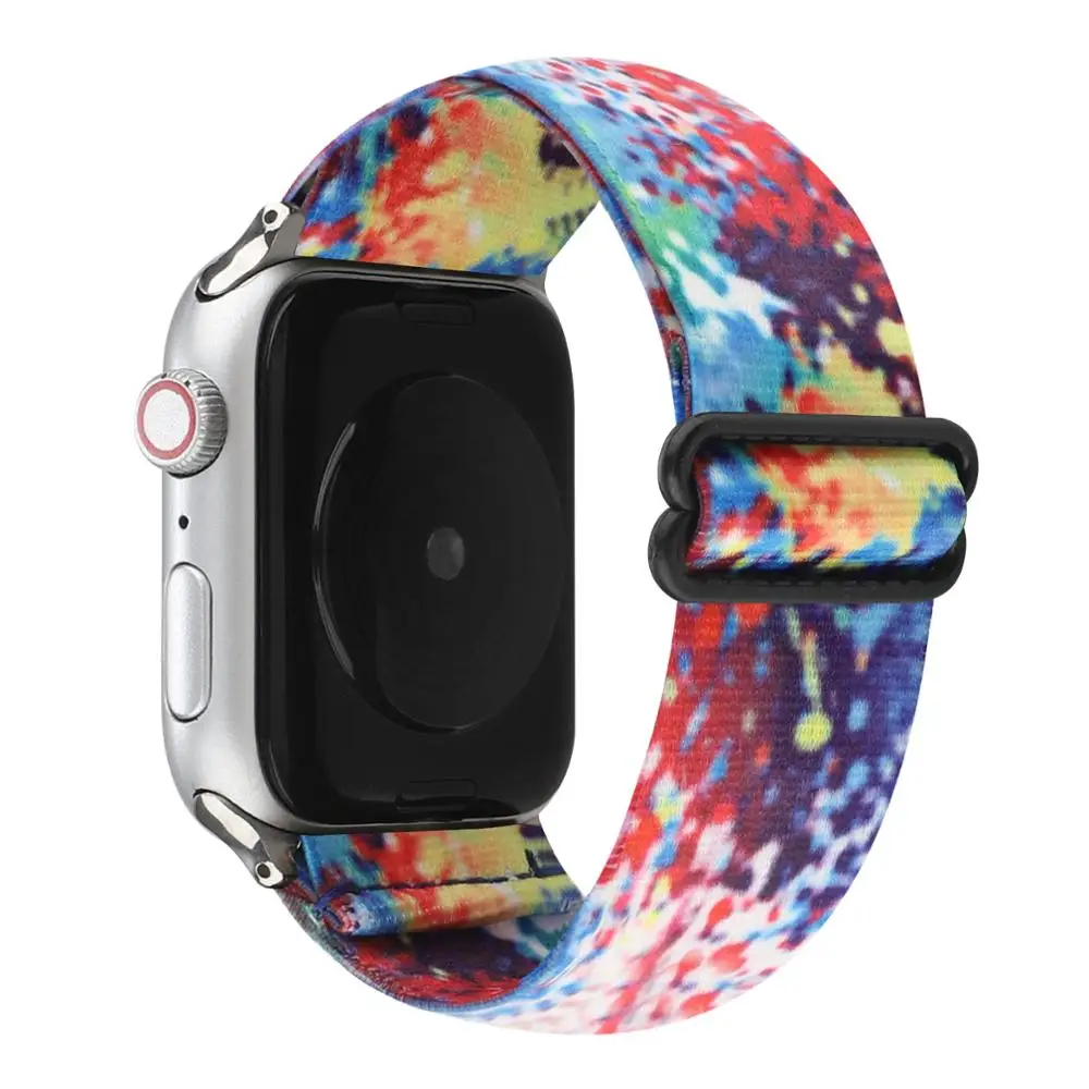Adjustable Solo Loop Band for Apple Watch Series 6 Se 5 4 3 38mm 40mm 42mm 44mm Elastic iwatch Strap Scrunchie Bracelet Correa.
Adjustable Solo Loop Band for Apple Watch Series 6 Se 5 4 3 38mm 40mm 42mm 44mm Elastic iwatch Strap Scrunchie Bracelet Correa.