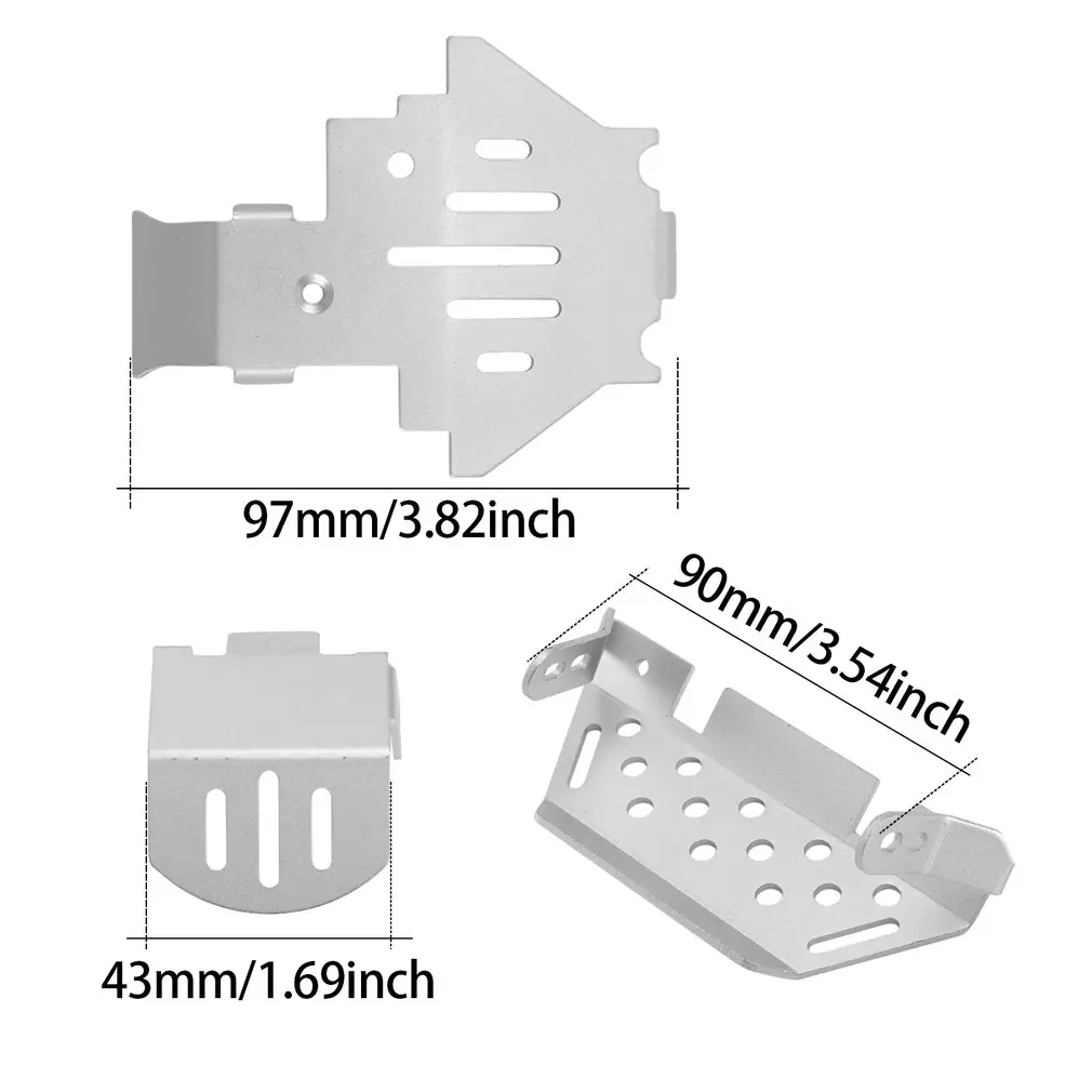 5PCS Stainless Steel Bumper Axle Anti-collision Guards Chassis Armor Protective Plate For TRAXXAS 1/10 RC Crawler TRX-4 TRX4
5PCS Stainless Steel Bumper Axle Anti-collision Guards Chassis Armor Protective Plate For TRAXXAS 1/10 RC Crawler TRX-4 TRX4