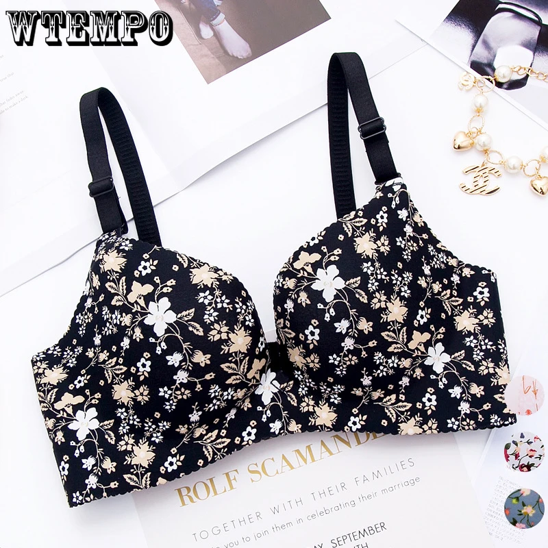 Floral Push Up Bra Women Seamless Sexy Bras Girl Underwear Wire Free Soft Schoolgirl Brassiere Thin Invisible Lingerie Bralette
Floral Push Up Bra Women Seamless Sexy Bras Girl Underwear Wire Free Soft Schoolgirl Brassiere Thin Invisible Lingerie Bralette