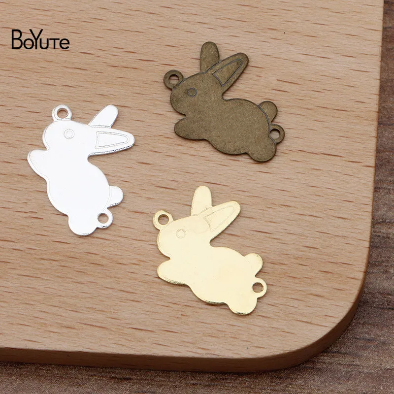 BoYuTe (100 Pieces/Lot) 12*16MM Metal Brass Stamping Rabbit Connector Charms for Jewelry Making Diy Hand Made Materials
BoYuTe (100 Pieces/Lot) 12*16MM Metal Brass Stamping Rabbit Connector Charms for Jewelry Making Diy Hand Made Materials