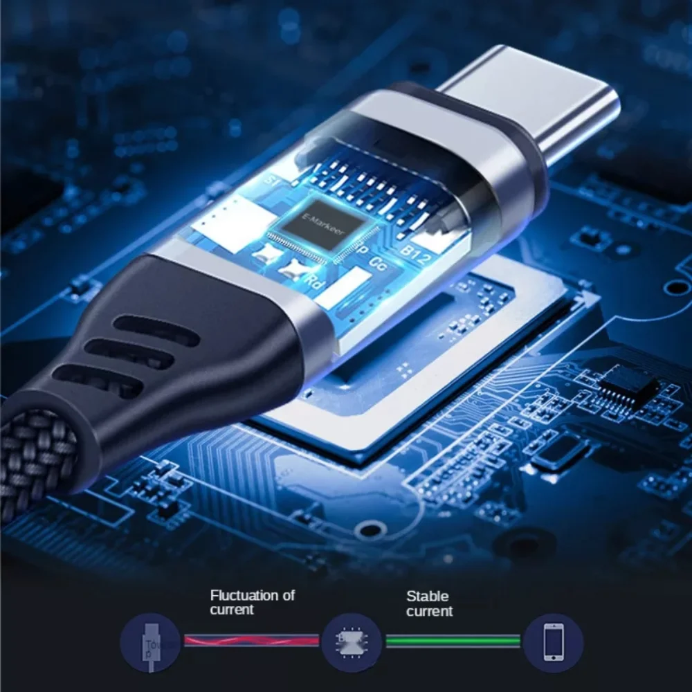Кабель JORS USB Type-C на C 100 Вт 5 А быстрая зарядка 4 0 для телефона XIAOMI Oneplus HUAWEI Samsung S9 Macbook