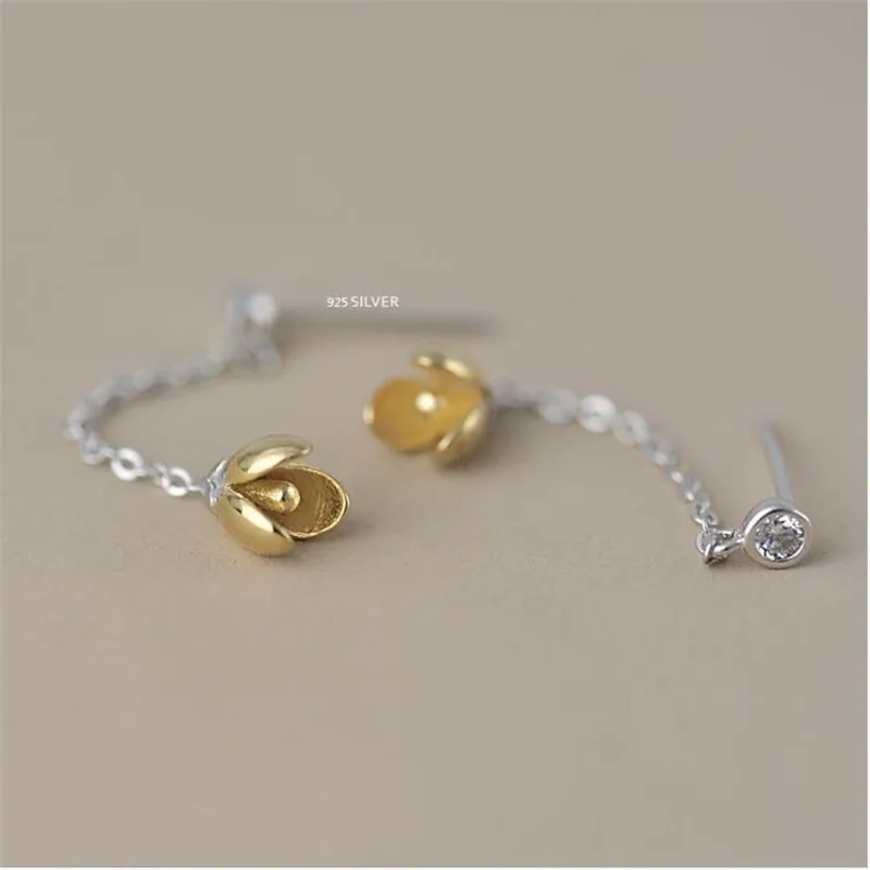 Fashion Sweet Gold-Plated Turmeric Flowers Stud Earrings For Woman Silver Color Hotsale Jewelry 2021 Mujer Bijoux SE110
Fashion Sweet Gold-Plated Turmeric Flowers Stud Earrings For Woman Silver Color Hotsale Jewelry 2021 Mujer Bijoux SE110