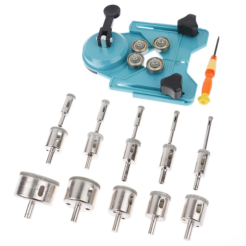 Набор сверл алмазных 17 шт., комплект направляющих для сверления отверстий, приспособление для зажима, регулируемый центрирующий локатор, де...
Набор сверл алмазных 17 шт., комплект направляющих для сверления отверстий, приспособление для зажима, регулируемый центрирующий локатор, де...