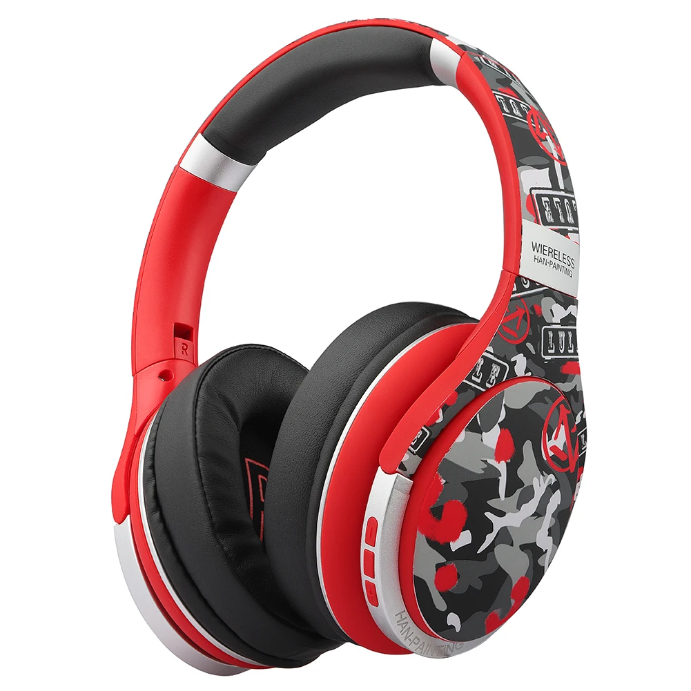 El-a1 Creative Graffiti Wireless Bluetooth 5.0 Headphone for Computer Over-ear Headphones Gamer Accessories Sport Gaming Headset 
El-a1 Creative Graffiti Wireless Bluetooth 5.0 Headphone for Computer Over-ear Headphones Gamer Accessories Sport Gaming Headset