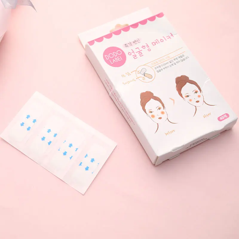 40Pcs/Box Face Facial Line Wrinkle Sagging Skin V-Shape Face Lift Up Fast Chin Adhesive Tape Invisible Thin Face Stickers
40Pcs/Box Face Facial Line Wrinkle Sagging Skin V-Shape Face Lift Up Fast Chin Adhesive Tape Invisible Thin Face Stickers