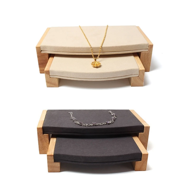 2021 New 2 Pieces /set Wooden bracelet bangle Pendant Ring display stand with microfiber multifunctional jewelry Holder Showcase
2021 New 2 Pieces /set Wooden bracelet bangle Pendant Ring display stand with microfiber multifunctional jewelry Holder Showcase