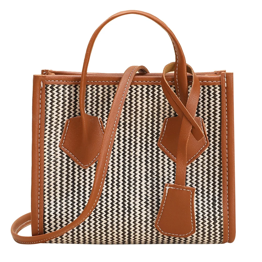 Fashion Women Woven Patchwork Crossbody Shoulder Bags PU Leather Messenger Bag Casual Ladies Top-handle Mini Handbags Purse 2021
Fashion Women Woven Patchwork Crossbody Shoulder Bags PU Leather Messenger Bag Casual Ladies Top-handle Mini Handbags Purse 2021