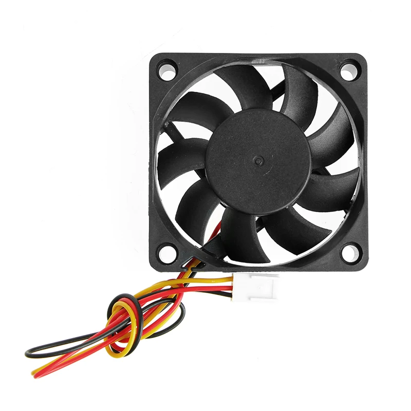 DC 12V 3-Pin 60x60x15mm PC Computer CPU System Sleeve-Bearing Cooling Fan 6015 M5TB