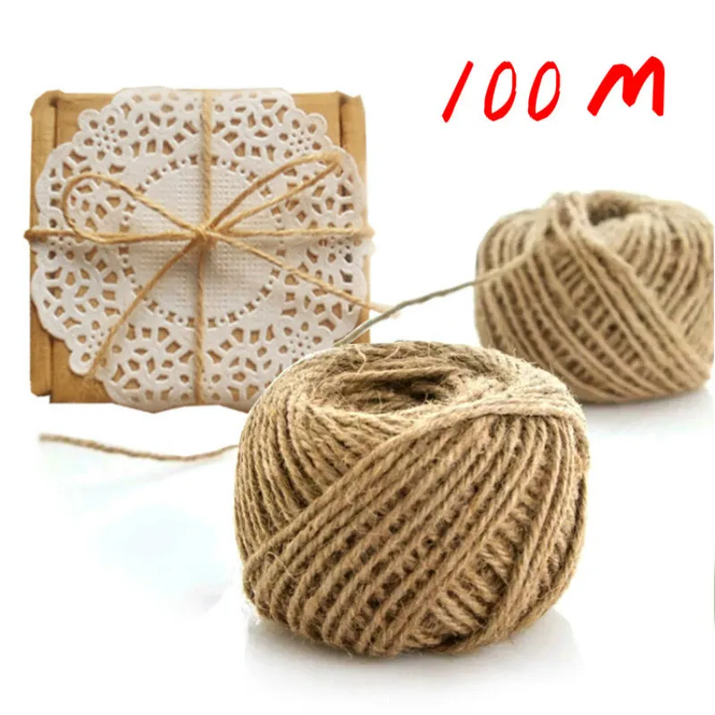 100meters/lot Plain Jute Rope Width 1.5mm Student Creative Hand-decorated Rope Tag Rope Diy Gift Wrapping Party Supplies Making
100meters/lot Plain Jute Rope Width 1.5mm Student Creative Hand-decorated Rope Tag Rope Diy Gift Wrapping Party Supplies Making