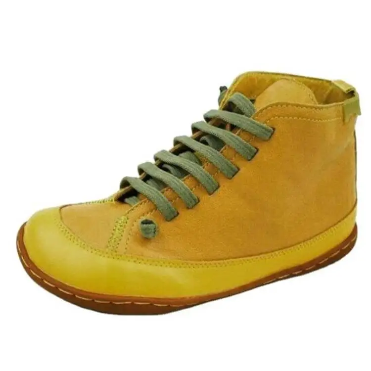 Women Leather Ankle Boots 2021 Autumn Winter Vintage Woman Waterproof Flats Women's Casual Ladies Lace Up Female Shoes Plus Size
Women Leather Ankle Boots 2021 Autumn Winter Vintage Woman Waterproof Flats Women's Casual Ladies Lace Up Female Shoes Plus Size