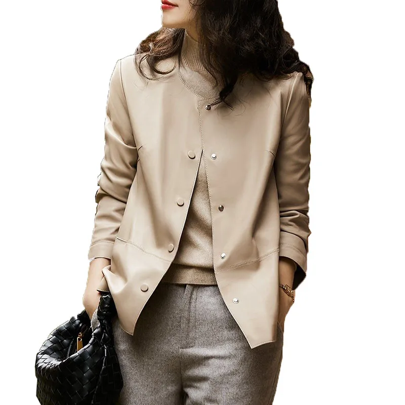 Chic Women Jacket Coat 2023 Spring Autumn New PU Leather Casual Jackets Elegant Fashion Short Outerwear Tops Casaco Feminino 4XL
Chic Women Jacket Coat 2023 Spring Autumn New PU Leather Casual Jackets Elegant Fashion Short Outerwear Tops Casaco Feminino 4XL