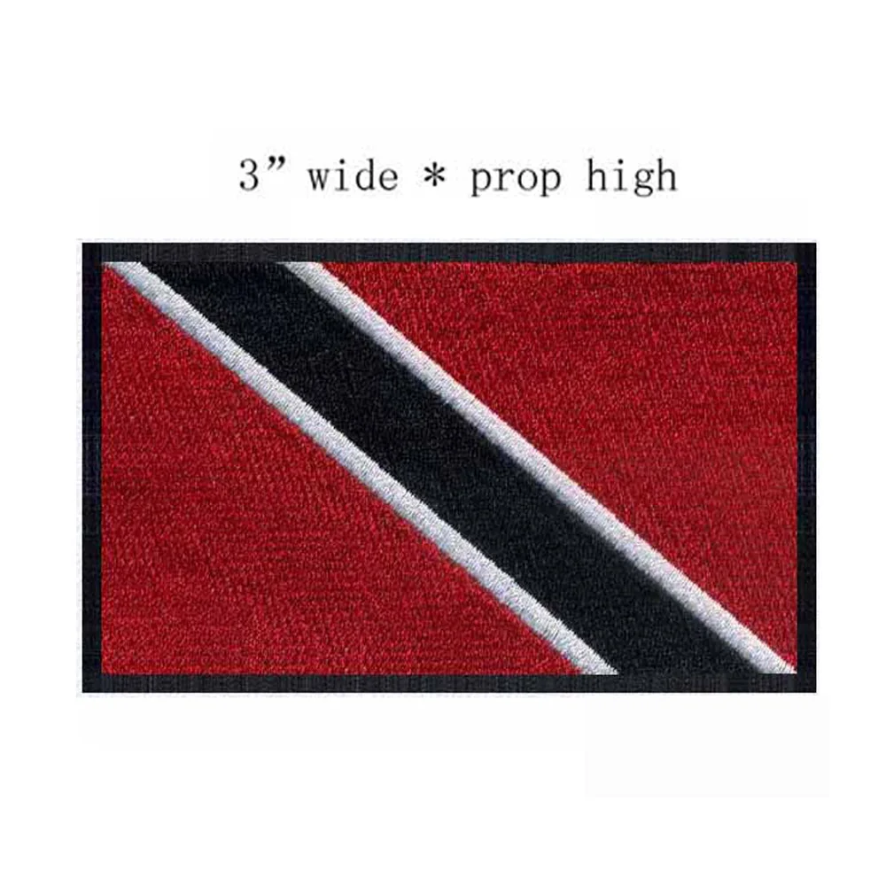 Вышитые флаги Тринидада и Тобаго, патчи с вышивкой, 3 дюйма, широкие/тканевые/термоклейкие патчи с логотипом/для шитья 
Вышитые флаги Тринидада и Тобаго, патчи с вышивкой, 3 дюйма, широкие/тканевые/термоклейкие патчи с логотипом/для шитья