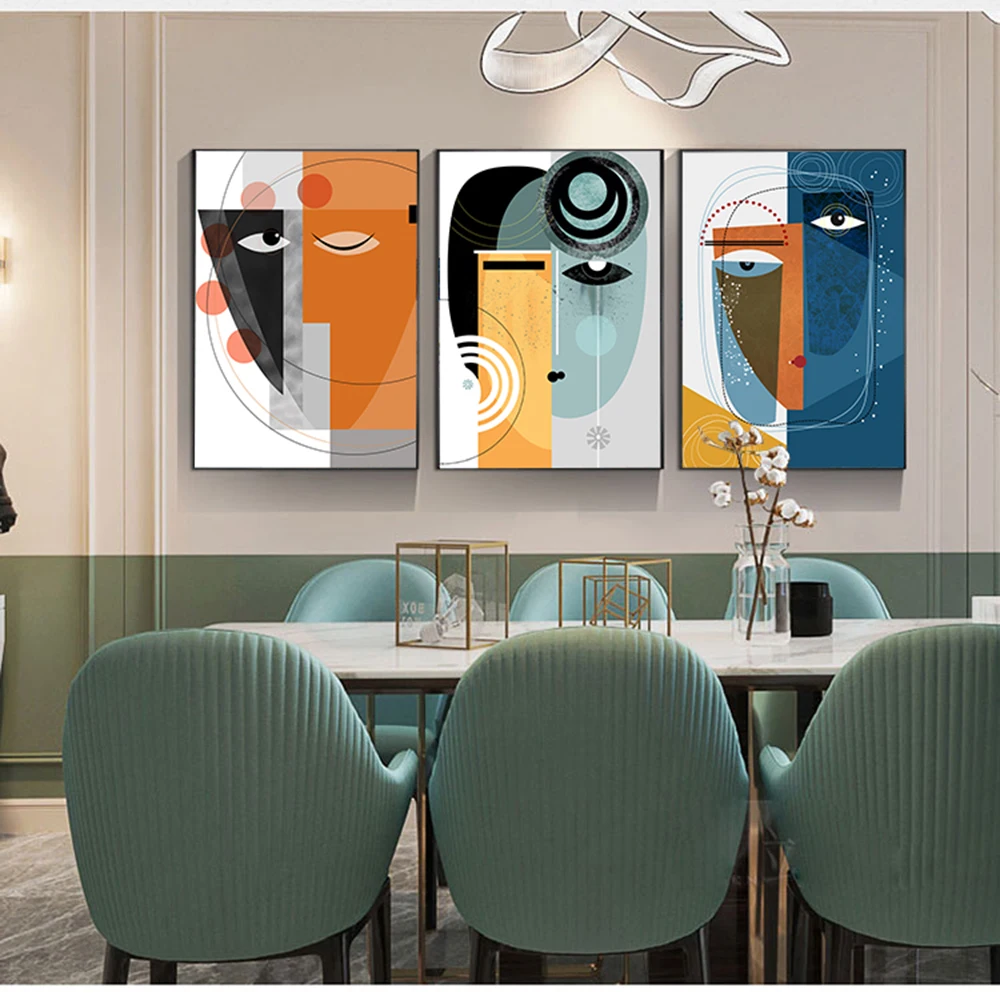 Wall Art Painting Canvas Prints Abstract Pictures Modern Nordic Geometric Lines Character Eyes Poster Home Decoration Painting
Wall Art Painting Canvas Prints Abstract Pictures Modern Nordic Geometric Lines Character Eyes Poster Home Decoration Painting