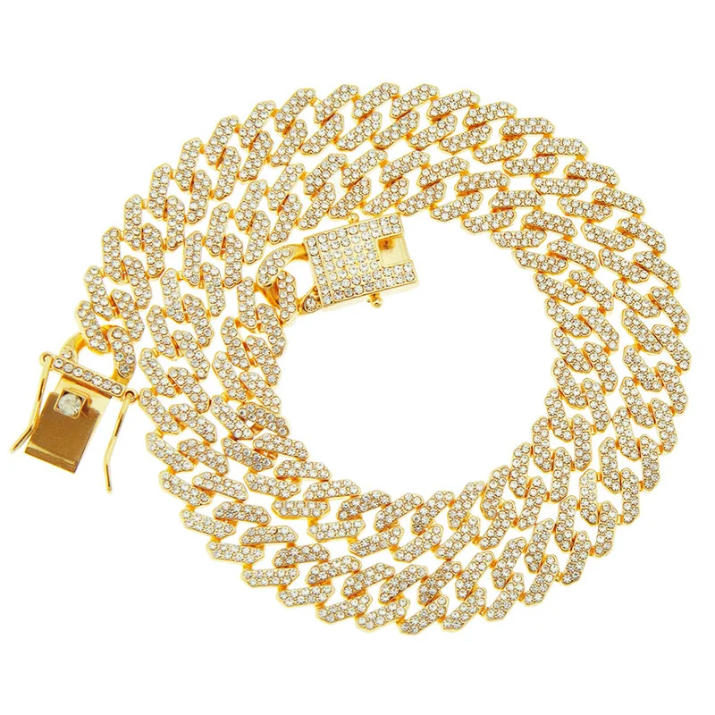 Dropshipping Hip Hop Men Rhinestones Paved Bling Iced Out Round Cuban Miami Link Chain Necklaces for Men Rapper Jewelry As Gift
Dropshipping Hip Hop Men Rhinestones Paved Bling Iced Out Round Cuban Miami Link Chain Necklaces for Men Rapper Jewelry As Gift
