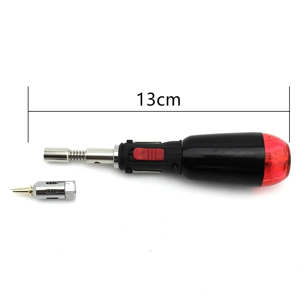 Portable Cordless Solder Iron Gas Soldering Iron Flame Butane Gas Blow Torch Solder Iron Tool Adjustable Welding Torches Tool
Portable Cordless Solder Iron Gas Soldering Iron Flame Butane Gas Blow Torch Solder Iron Tool Adjustable Welding Torches Tool