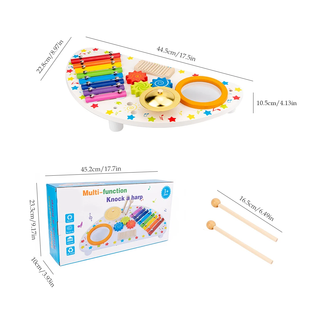 5 In 1 Kids Xylophone Colorful Hand Knock Xylophone Musical Instrument With Mallets Educational Toys For Children Birthday Gift
5 In 1 Kids Xylophone Colorful Hand Knock Xylophone Musical Instrument With Mallets Educational Toys For Children Birthday Gift