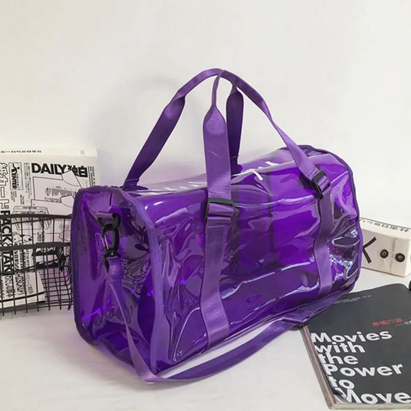 Portable Handbag PVC Jelly Transparent Tote Beach Bag Waterproof Travel Casual Wash Bags Toiletry Pouch Organiser
Portable Handbag PVC Jelly Transparent Tote Beach Bag Waterproof Travel Casual Wash Bags Toiletry Pouch Organiser