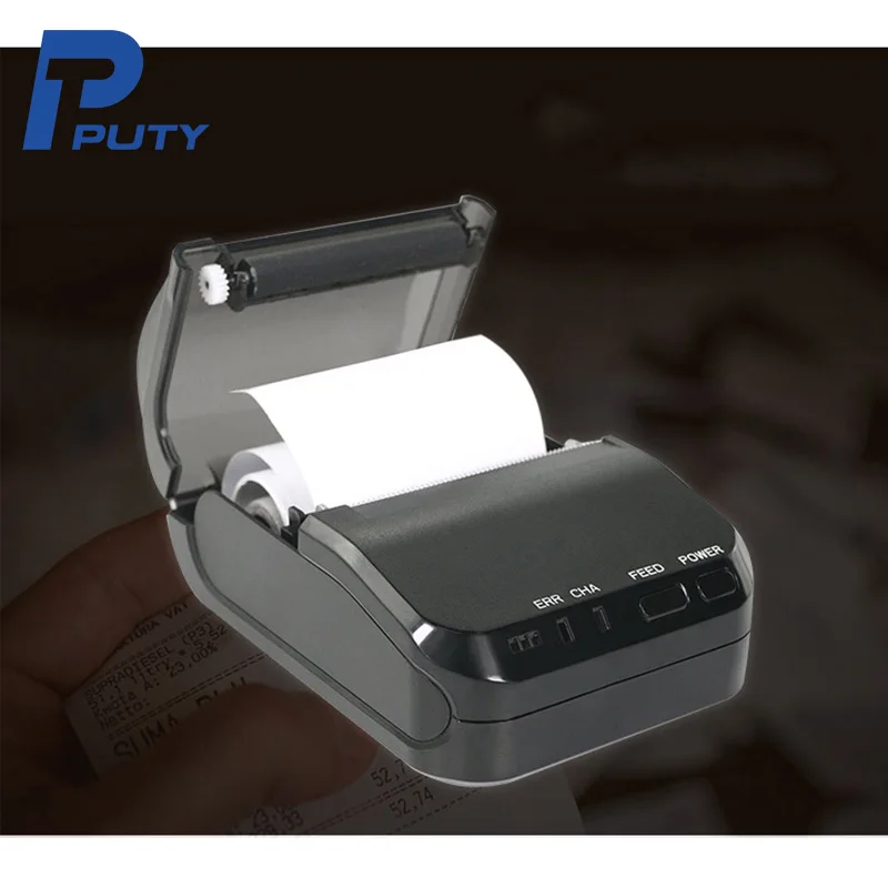 PT-58S Portable 58mm Bluetooth Wireless Thermal Receipt Ticket Printer Mini Mobile Phone Bill Machine Shop Printer for Store
PT-58S Portable 58mm Bluetooth Wireless Thermal Receipt Ticket Printer Mini Mobile Phone Bill Machine Shop Printer for Store