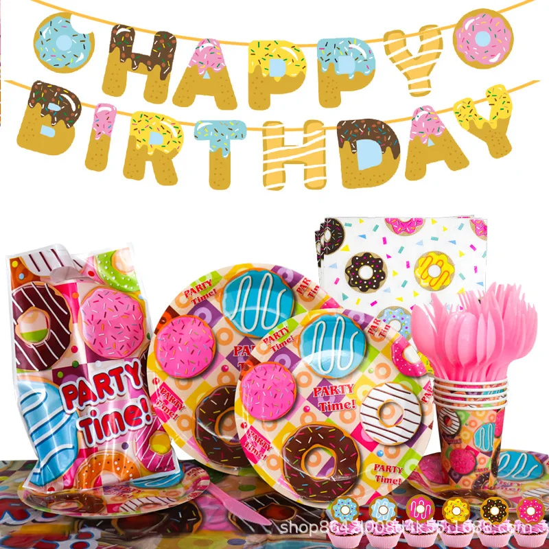 Donut Party Kit Paper Cups Plates Napkins Ice Cream Balloon Candy Baby Shower Decoration Kids Birthday Party Decor
Donut Party Kit Paper Cups Plates Napkins Ice Cream Balloon Candy Baby Shower Decoration Kids Birthday Party Decor
