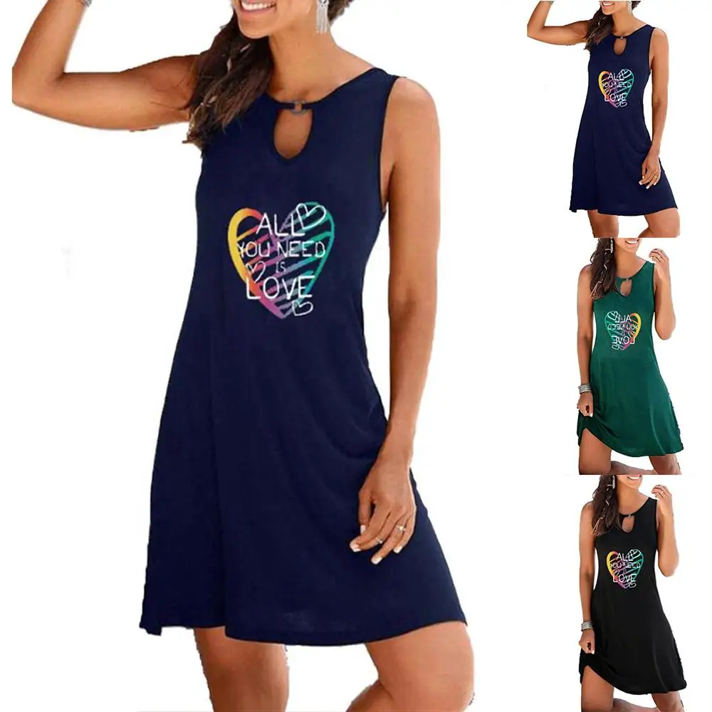Summer Sleeveless Printed Shirt-dress Womens Slim Fit Causal Mini Dress Ladies Beach Dresses
Summer Sleeveless Printed Shirt-dress Womens Slim Fit Causal Mini Dress Ladies Beach Dresses