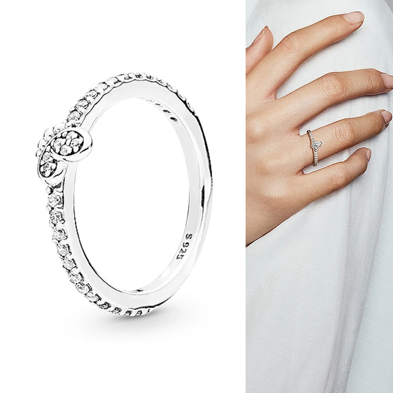925 Sterling Silver Pan Ring Silver Enchanted Butterfly With Crystal Ring For Women Wedding Party Gift Fashion Jewelry 
925 Sterling Silver Pan Ring Silver Enchanted Butterfly With Crystal Ring For Women Wedding Party Gift Fashion Jewelry