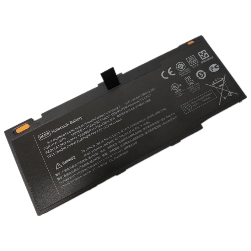 Original RM08 Laptop Battery For Hp Envy 14 14t-1000 2000 LF246AA HSTNN-I80C OB1K HSTNN-XB1S XB1K NBP8B26 592910-351 593548-001
Original RM08 Laptop Battery For Hp Envy 14 14t-1000 2000 LF246AA HSTNN-I80C OB1K HSTNN-XB1S XB1K NBP8B26 592910-351 593548-001