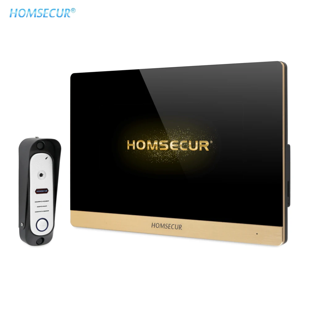 HOMSECUR 7" Video&Audio Smart Doorbell with Intra-monitor Audio Intercom for Apartment BC051HD-S+BM716HD-G
HOMSECUR 7" Video&Audio Smart Doorbell with Intra-monitor Audio Intercom for Apartment BC051HD-S+BM716HD-G