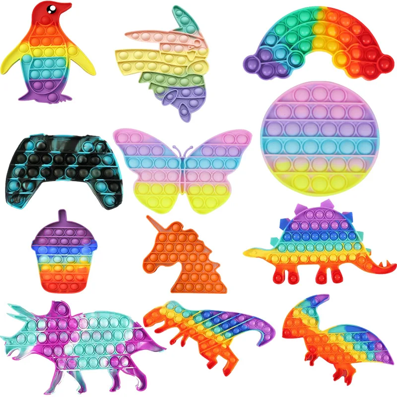 Fidget Toys Pop It Squishy Rainbow Bubbles Anti Stress Relief Reliver Stress Adults Kid Desk Sensory Autism Depression Adhd Toy
Fidget Toys Pop It Squishy Rainbow Bubbles Anti Stress Relief Reliver Stress Adults Kid Desk Sensory Autism Depression Adhd Toy
