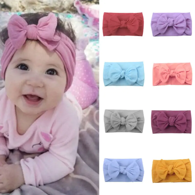 Fashion Soft Nylon Cute Toddler Kid Girl Baby Unisex Soild Bow Headband Hairbands Accessories Headwear Head Wrap
Fashion Soft Nylon Cute Toddler Kid Girl Baby Unisex Soild Bow Headband Hairbands Accessories Headwear Head Wrap