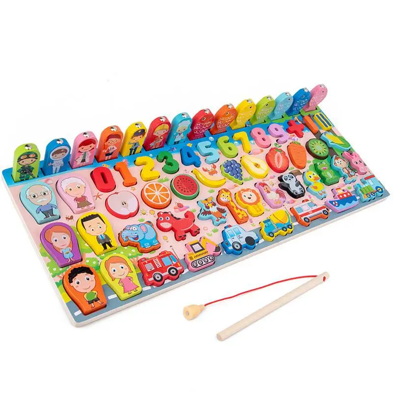 Montessori Educational Wooden Toy For Kids Board Magnetic Math Fishing Count Numbers Matching Shape Early Learning Children Toys
Montessori Educational Wooden Toy For Kids Board Magnetic Math Fishing Count Numbers Matching Shape Early Learning Children Toys
