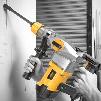 High Power Heavy Impact Electric Hammer 2580W 220V Concrete Breaker 30S Quickly Breaks The Wall 360 Degree Rotary Power Tools
High Power Heavy Impact Electric Hammer 2580W 220V Concrete Breaker 30S Quickly Breaks The Wall 360 Degree Rotary Power Tools