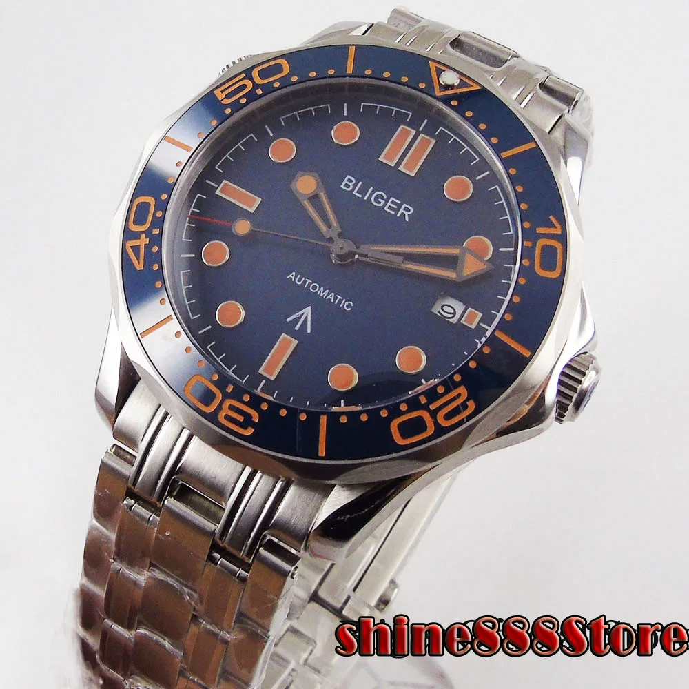 BLIGER Self Winding Men Wristwatch Sapphire Glass Mental Band MIYOTA Movement Date Indicator
BLIGER Self Winding Men Wristwatch Sapphire Glass Mental Band MIYOTA Movement Date Indicator