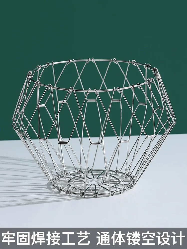 Fruit Basket Living Room Household Multifunctional Variety Fruit Basket Fruit Plate Household Stainless Steel Drainage Basket
Fruit Basket Living Room Household Multifunctional Variety Fruit Basket Fruit Plate Household Stainless Steel Drainage Basket