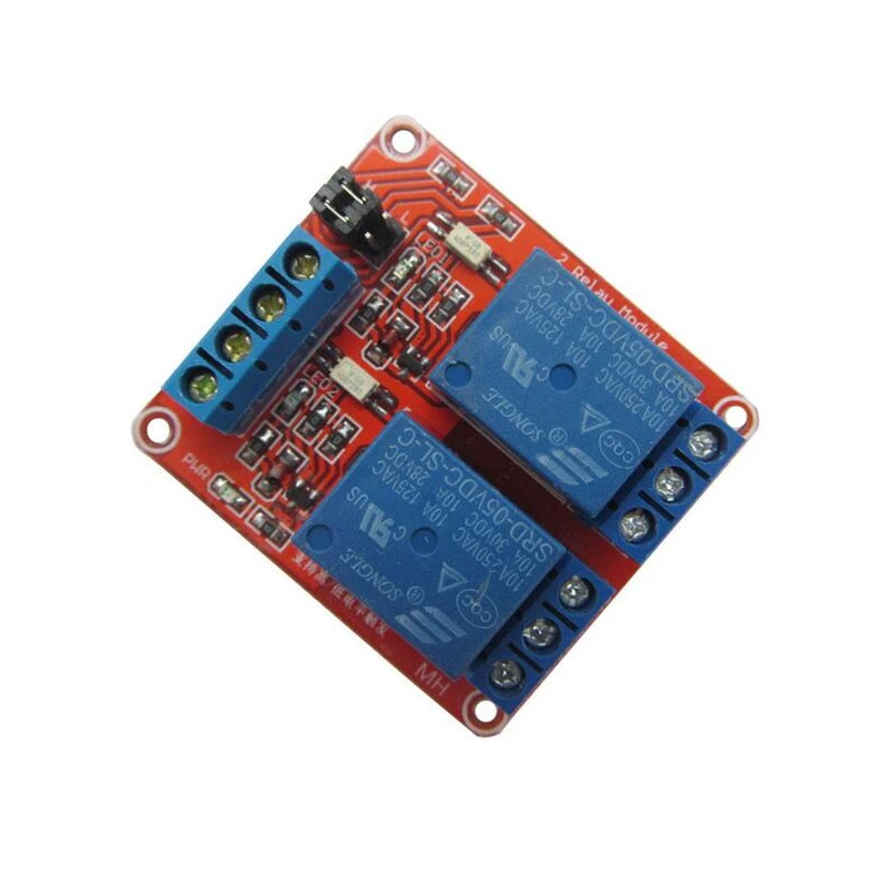 10 pcs 5V 2 Channel 2 Road Relay Module with Optocoupler Isolation Supports High and Low Level Trigger
10 pcs 5V 2 Channel 2 Road Relay Module with Optocoupler Isolation Supports High and Low Level Trigger