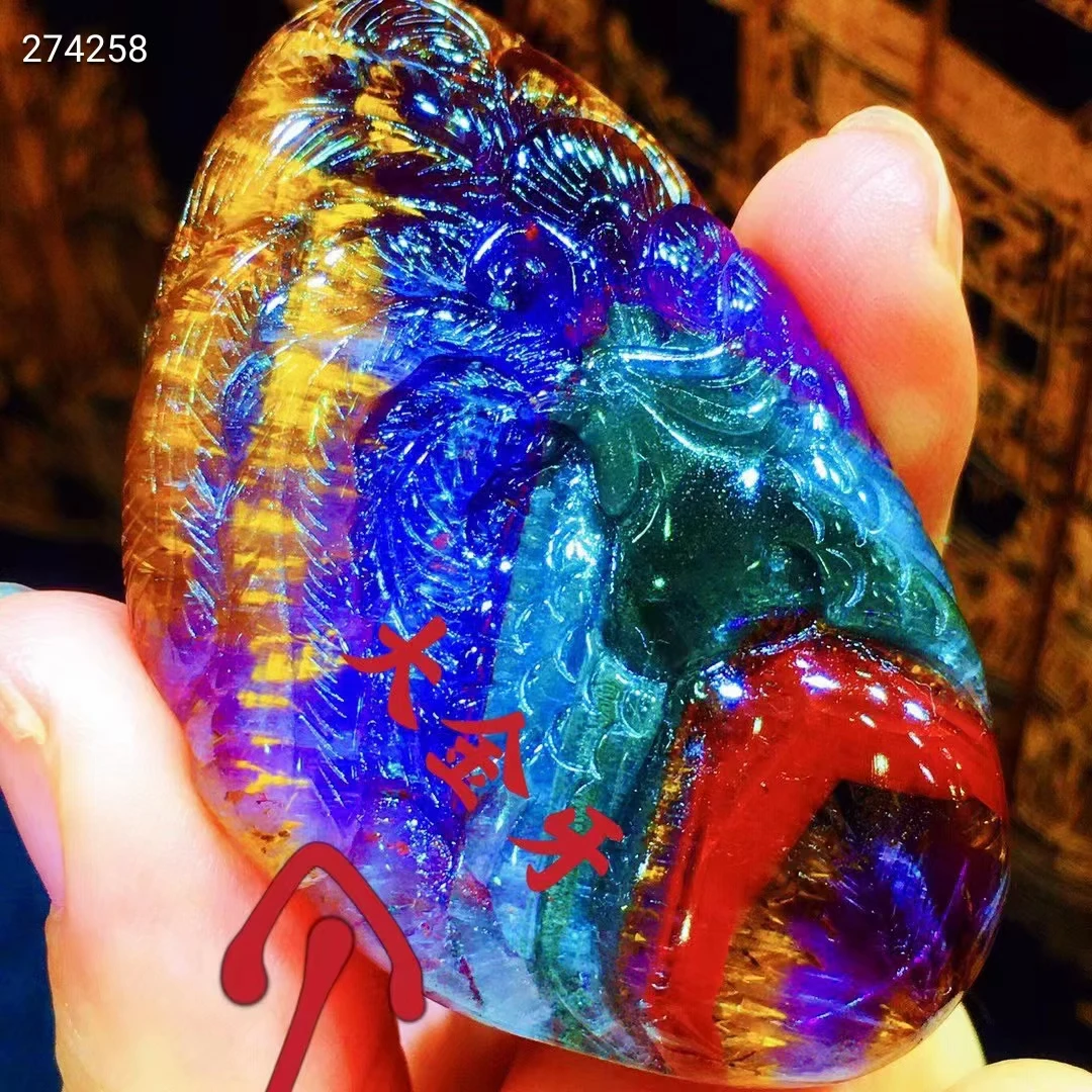 Natural Auralite 23 Cacoxenite Purple Red Phoenix Pendant 56.5x35x10.6mm Gold Rutilated Quartz Women Necklace AAAAA
Natural Auralite 23 Cacoxenite Purple Red Phoenix Pendant 56.5x35x10.6mm Gold Rutilated Quartz Women Necklace AAAAA