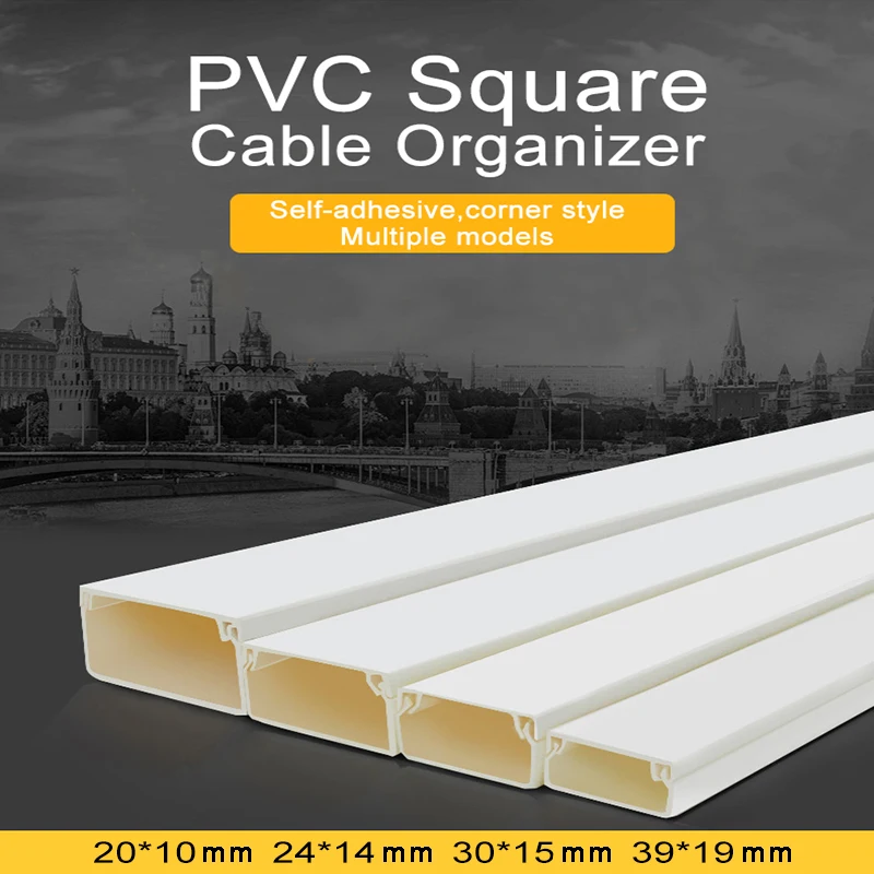 2 Pcs 50cm Self-adhesive Cable Assemblies Wiring Harness Raceway wall Wire Duct Cable Cover 20*10mm with 1pcs corner
2 Pcs 50cm Self-adhesive Cable Assemblies Wiring Harness Raceway wall Wire Duct Cable Cover 20*10mm with 1pcs corner