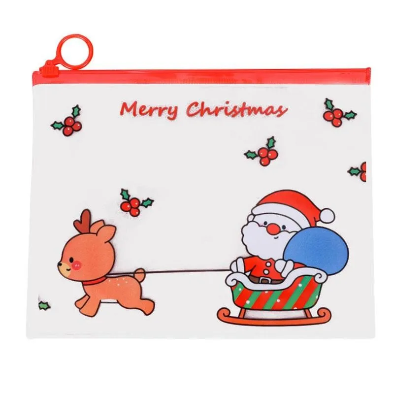 Merry Christmas A5 Transparent PVC Document Bag File Folder Stationery Organizer Student Gifts Document Organizer
Merry Christmas A5 Transparent PVC Document Bag File Folder Stationery Organizer Student Gifts Document Organizer