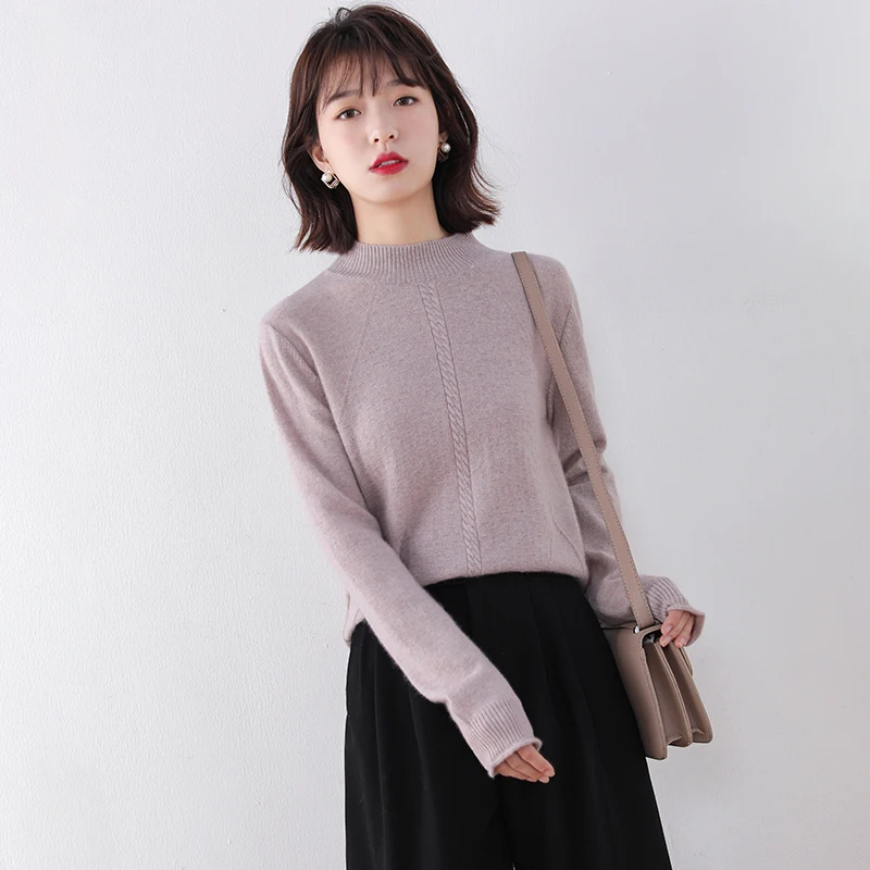 Зимний женский свитер, водолазка с длинным рукавом, Женский пуловер, кашемировый вязаный джемпер, мягкая одежда, женские топы, теплые 4 цвета
Зимний женский свитер, водолазка с длинным рукавом, Женский пуловер, кашемировый вязаный джемпер, мягкая одежда, женские топы, теплые 4 цвета
