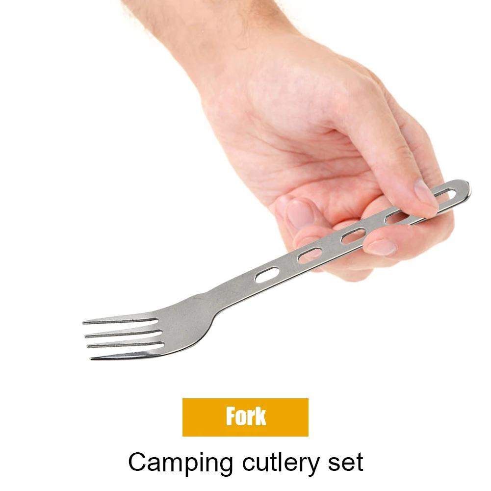 3 in 1 Dinnerware Set Travel Portable Stainless Steel Spoon Fork Knife Cutlery Tableware with Carabiner Buckle
3 in 1 Dinnerware Set Travel Portable Stainless Steel Spoon Fork Knife Cutlery Tableware with Carabiner Buckle