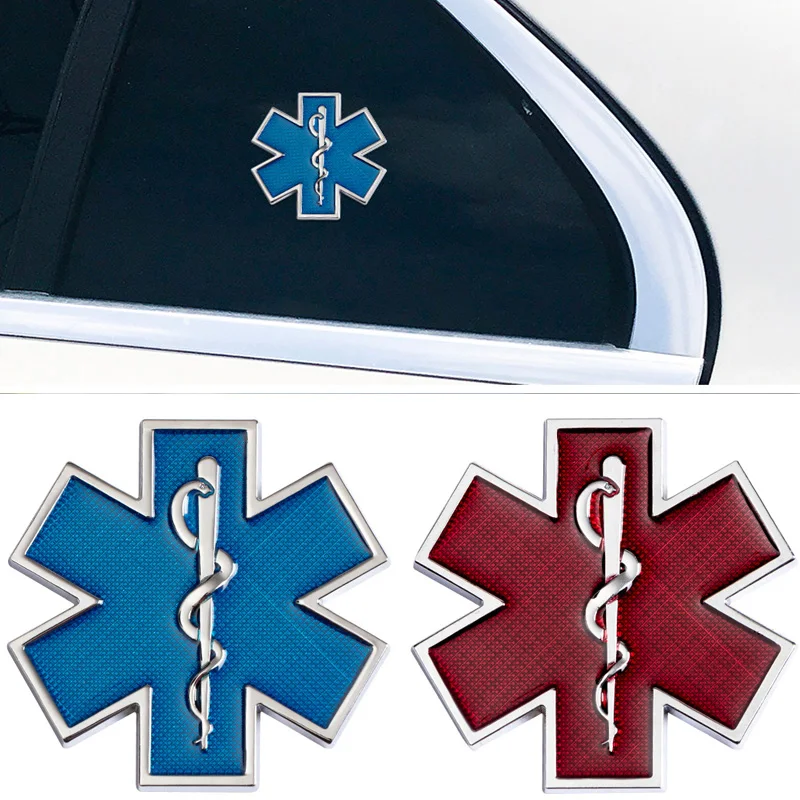 3D Metal Star of Life Sticker Decal Blue Red Medical Paramedic Ambulance Sticker Decal for Notebook Car Laptop
3D Metal Star of Life Sticker Decal Blue Red Medical Paramedic Ambulance Sticker Decal for Notebook Car Laptop