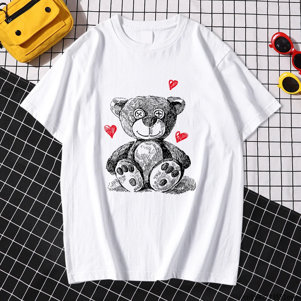 Toys Bear Prints Men T Shirt Fashion Casual T-Shirts Simplicity Oversize Tshirt Cool Male Short Sleeves
Toys Bear Prints Men T Shirt Fashion Casual T-Shirts Simplicity Oversize Tshirt Cool Male Short Sleeves