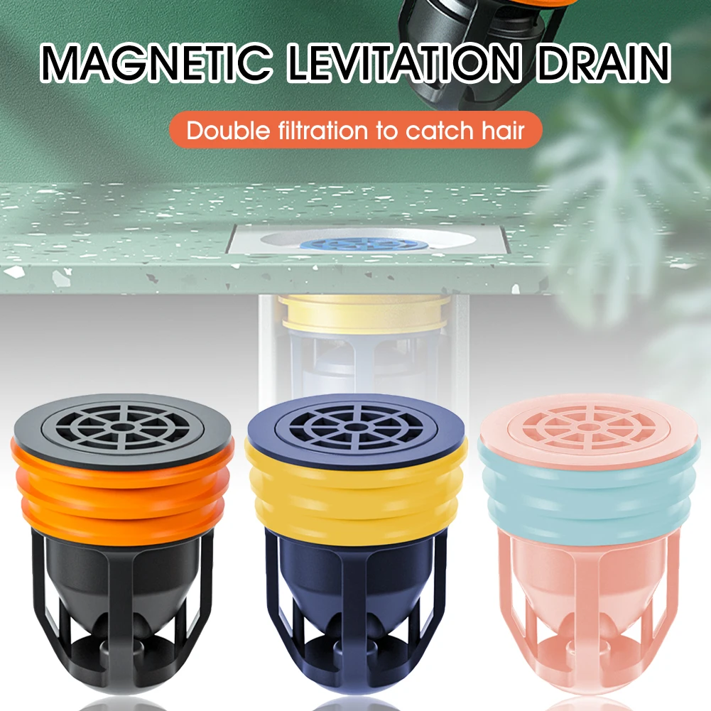 Anti-Odor Bathroom Floor Drain Core Magnetic Levitation Backflow Preventer with Dual Hair Catcher for Pipe Tube in Kitchen Tool
Anti-Odor Bathroom Floor Drain Core Magnetic Levitation Backflow Preventer with Dual Hair Catcher for Pipe Tube in Kitchen Tool