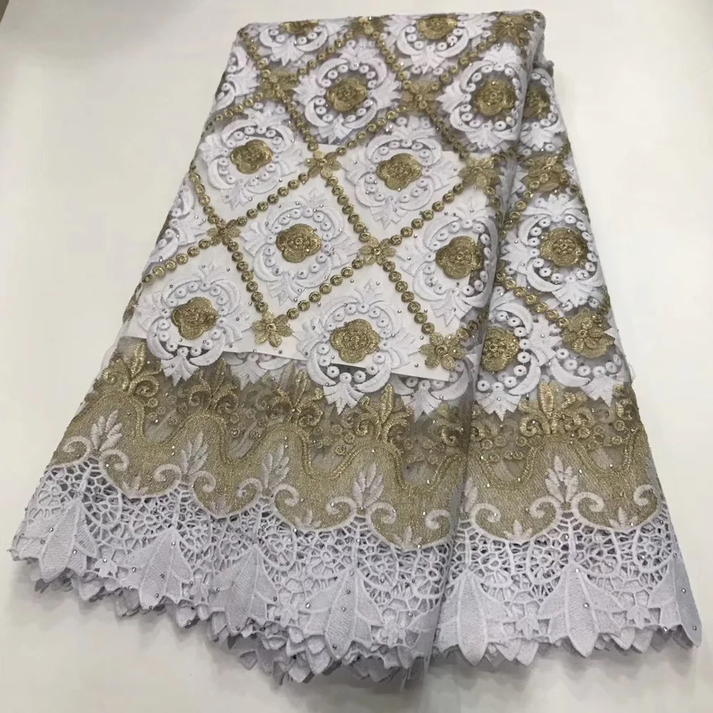African Lace Fabric Embroidered Nigerian Stomes Gold Line Lace Fabric High Quality French Tulle Mesh Lace Fabric For Wedding
African Lace Fabric Embroidered Nigerian Stomes Gold Line Lace Fabric High Quality French Tulle Mesh Lace Fabric For Wedding