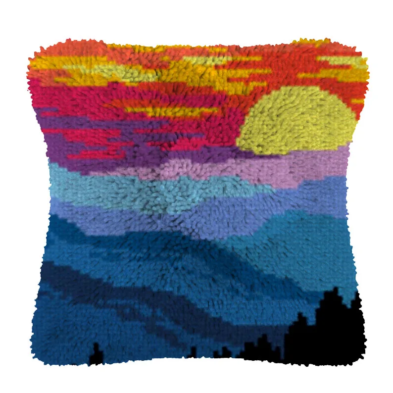 Handicraft Pillowcase Making Sun cushion blanket crochet embroidery yarn cross stitch kits latch hook rug pillow
Handicraft Pillowcase Making Sun cushion blanket crochet embroidery yarn cross stitch kits latch hook rug pillow