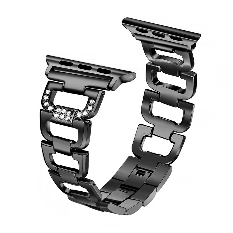 Diamond stainless steel strap for apple watch 5/4/3/2/1 band 40mm 38mm 44mm 38mm iwatch bracelet metal wristbelt Accessories
Diamond stainless steel strap for apple watch 5/4/3/2/1 band 40mm 38mm 44mm 38mm iwatch bracelet metal wristbelt Accessories