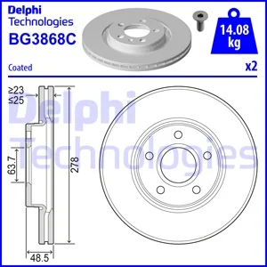 DLP-BG3868C DISK ON 05-08 FOCUS 1.4-1.6 ( = 278) "COATED" 
DLP-BG3868C DISK ON 05-08 FOCUS 1.4-1.6 ( = 278) "COATED"
