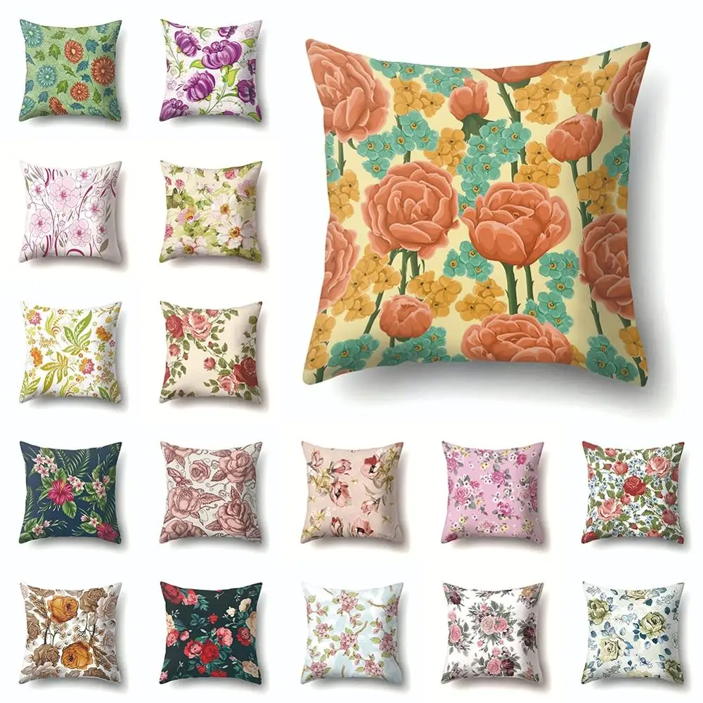 New Rose Floral Pattern Sofa Pillow Case Living Room Seat Car Office Polyester Soft Cushion Cover Home Decorative Pillowcase
New Rose Floral Pattern Sofa Pillow Case Living Room Seat Car Office Polyester Soft Cushion Cover Home Decorative Pillowcase